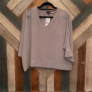 NWT Buckle Black opal grey top